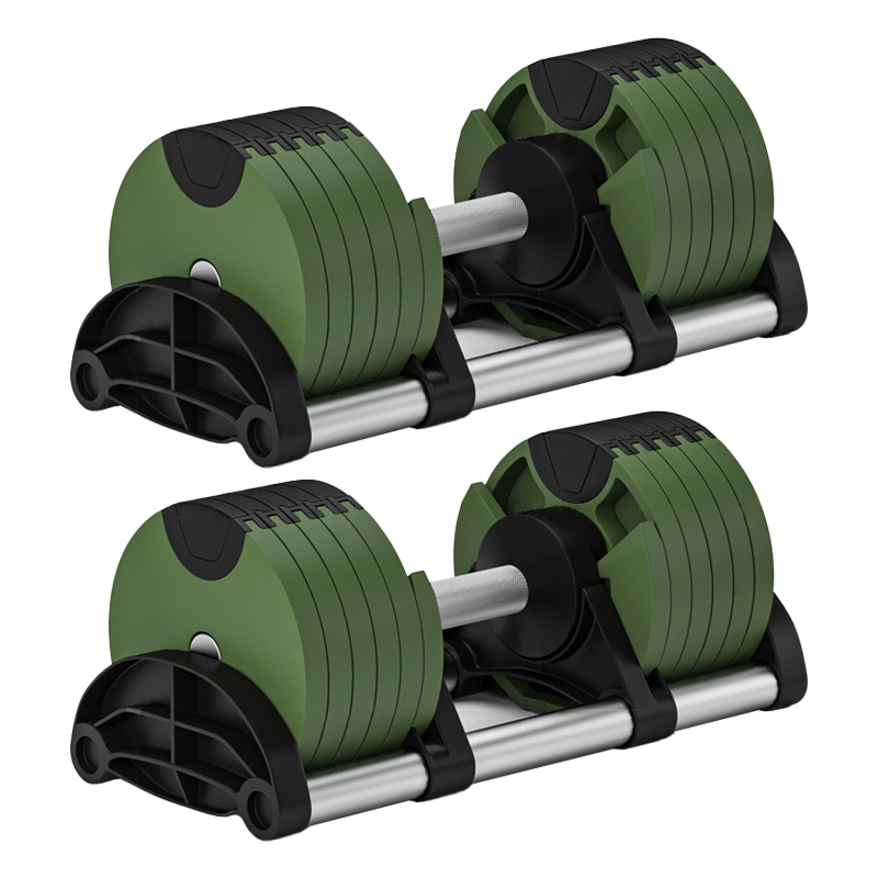Adjustable Dumbbell Pair 40Kg - Serbest Ağırlık Yuvarlak Halter Dambılları 40kg
