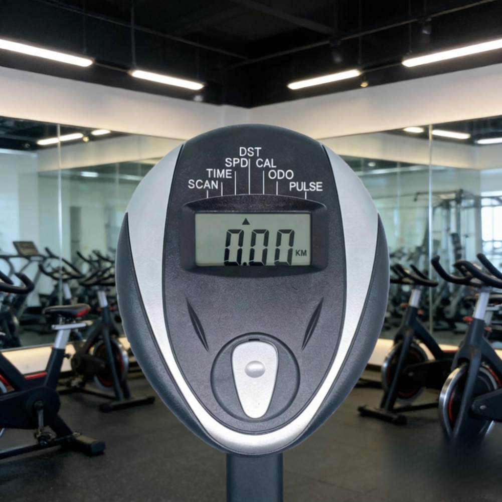 Exercise Bike Magnetic Resistance - Siyah ABS LCD Ekran Spin Bisikleti