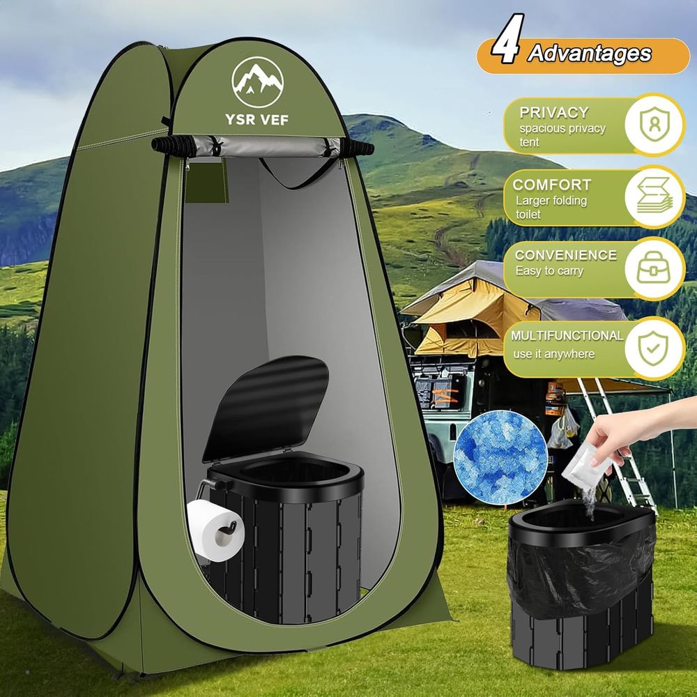 Taşınabilir Tuvalet Seti, Açıl - Camping incelemesi ve fiyatı