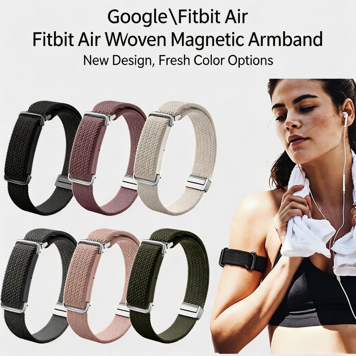 Google Fitbit Air için Naylon  - Resistance Bands Set With Handles incelemesi ve fiyatı