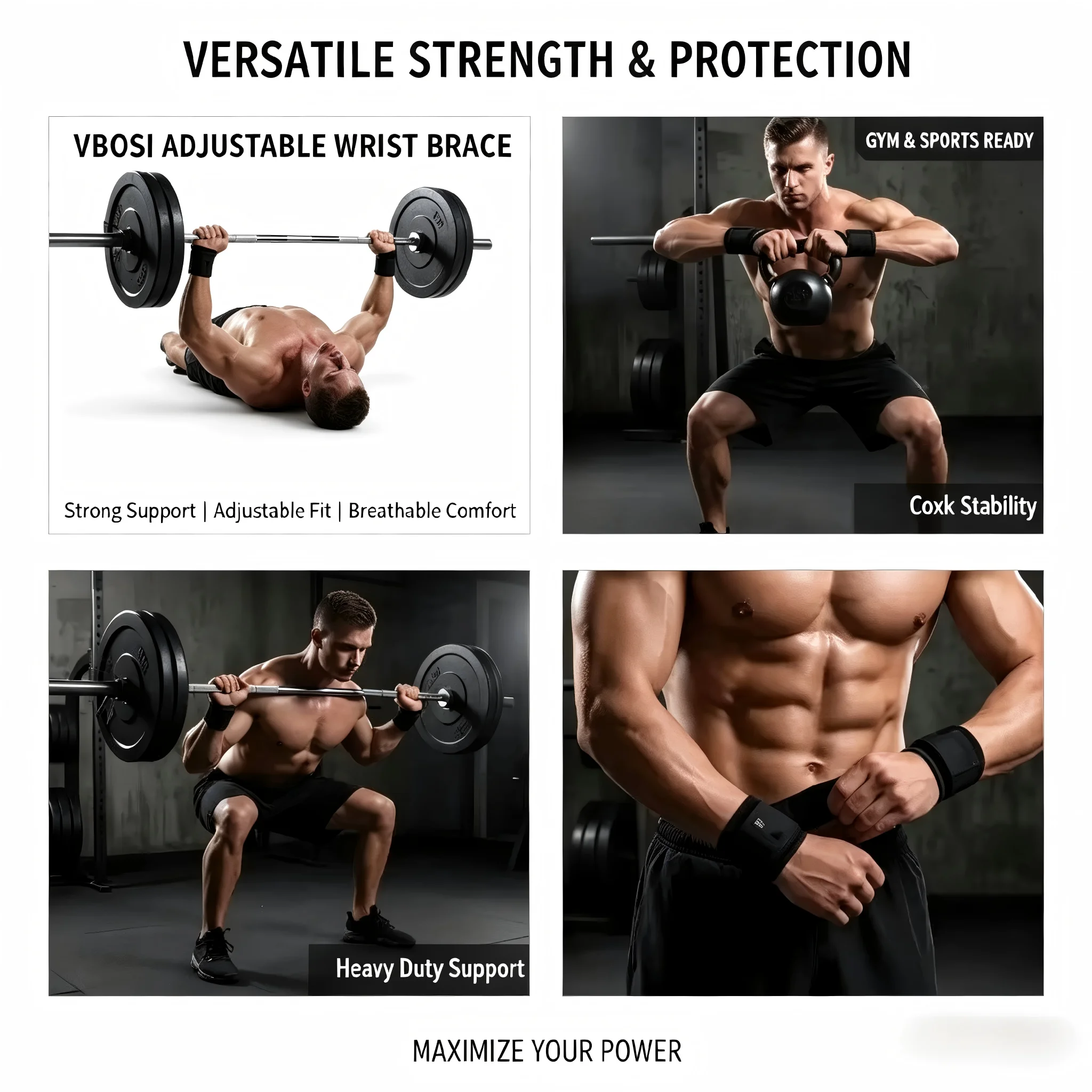 Profesyonel Nefes Alabilen Bil - Wrist Wraps Weightlifting Support incelemesi ve fiyatı
