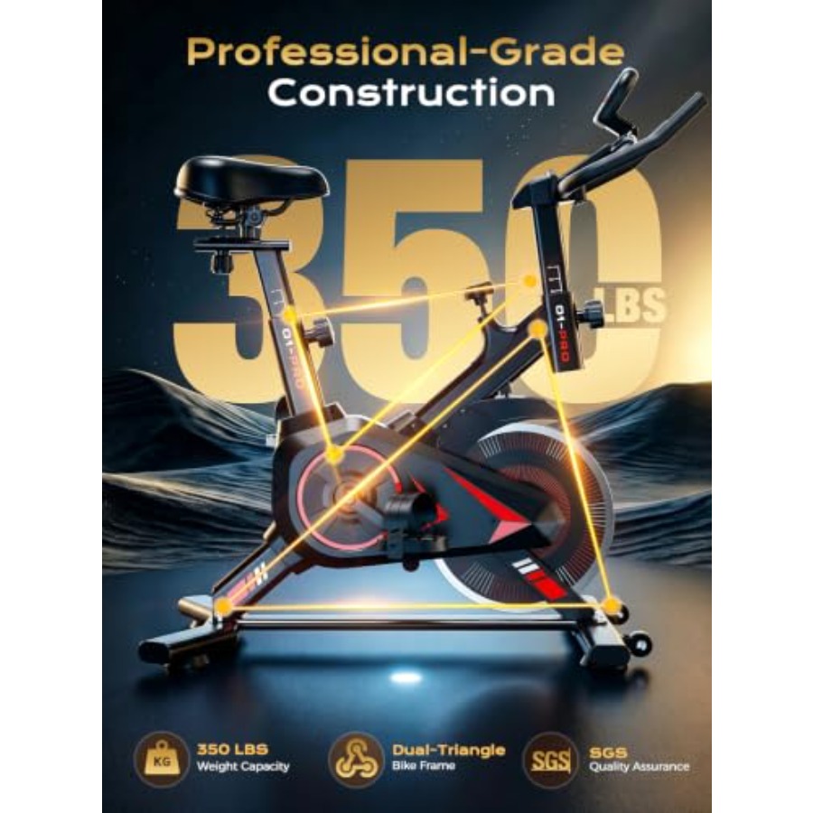 350 LB kapasiteli, çelik gövde - Exercise Bike Magnetic Resistance incelemesi ve fiyatı